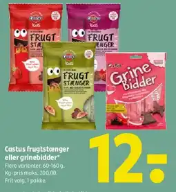 Coop 365 Castus frugtstenger eller grinebider tilbud