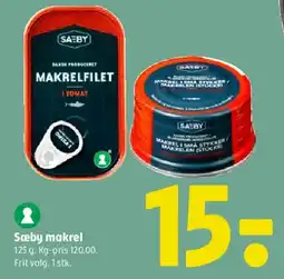 Coop 365 Sæby makrelfilet tilbud