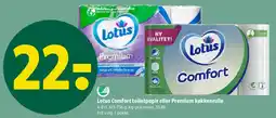 Coop 365 Lotus Comfort toiletpapir / Premium køkkenrulle tilbud
