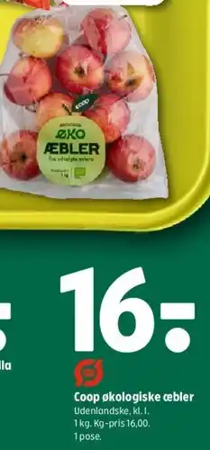 Coop 365 Coop økologiske æbler tilbud