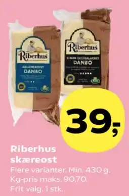 SuperBrugsen Riberhus skæreost tilbud