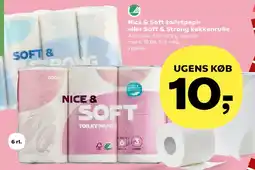SuperBrugsen Nice & Soft toiletpapir / Soft & Strong køkkenrulle tilbud
