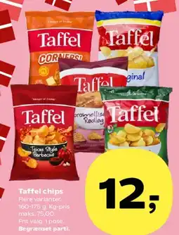 SuperBrugsen Taffel chips tilbud