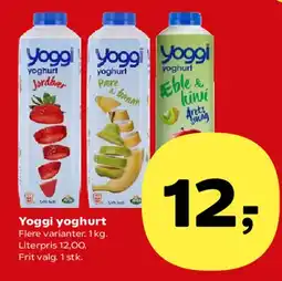 SuperBrugsen Yoggi yoghurt tilbud