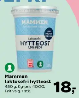 SuperBrugsen Mammen laktosefri hytteost tilbud