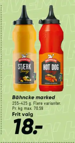 Bilka Bähncke marked tilbud