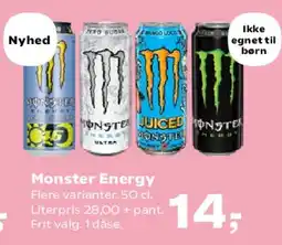 SuperBrugsen Monster Energy tilbud