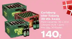 SuperBrugsen Carlsberg eller Tuborg 30 stk. kasse tilbud