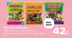 SuperBrugsen Haribo slikpose tilbud