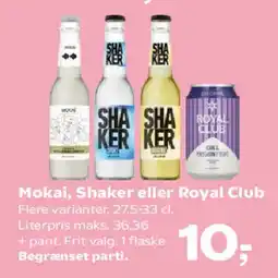 SuperBrugsen Mokal, Shaker eller Royal Club tilbud