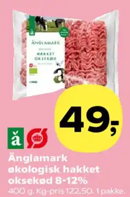 Kvickly Ånglamark økologisk hakket oksekød tilbud