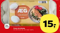 Kvickly Coop skrabeæg (8 stk.) tilbud