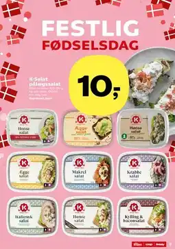 Kvickly K-Salat pålægssalat tilbud
