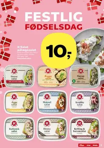 Kvickly K-Salat pålægssalat tilbud