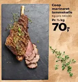 Kvickly Coop marineret lammekølle tilbud