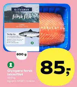 Kvickly Glyngøre fersk laksefilet tilbud
