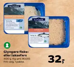 Kvickly Glyngøre fiske- eller laksefars tilbud