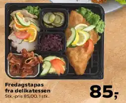 Kvickly Fredagstapas fra delikatessen tilbud