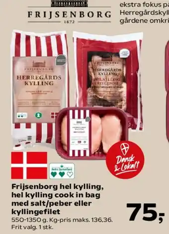 Kvickly Frijsenborg hel kylling tilbud
