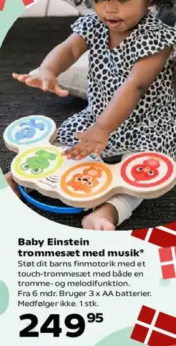 Kvickly Baby Einstein trommesæt med musik tilbud