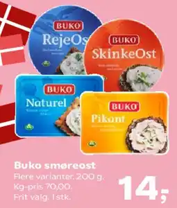 Kvickly Buko smøreost tilbud
