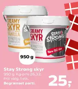 Kvickly Stay Strong skyr tilbud
