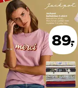 Kvickly Jackpot kollektion t-shirt tilbud