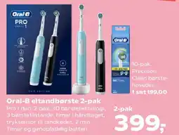 Kvickly Oral‑B eltandbørste 2‑pak tilbud