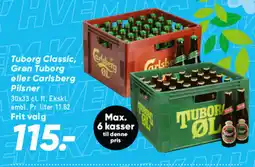 Bilka Tuborg Classic, Grøn Tuborg eller Carlsberg Pilsner tilbud