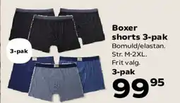 Kvickly Boxer shorts 3-pak tilbud