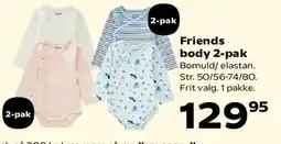 Kvickly Friends strømpebukser 2-pak tilbud