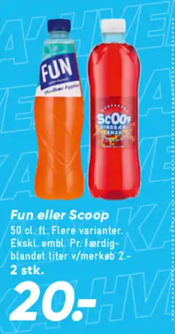 Bilka Fun eller Scoop tilbud