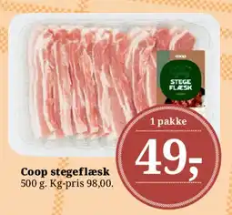 Dagli'Brugsen Coop stegeflæsk tilbud