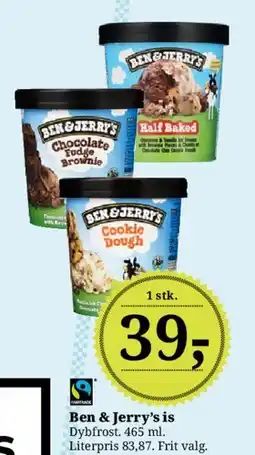 Dagli'Brugsen Ben & Jerry's is tilbud