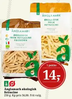 Dagli'Brugsen Änglamark økologisk fettuccine tilbud