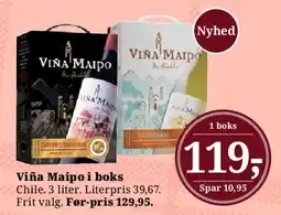 Dagli'Brugsen Viña Maipo i boks tilbud