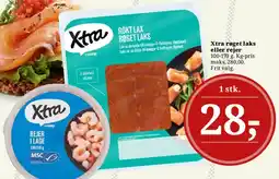 Dagli'Brugsen Xtra røget laks eller rejer tilbud