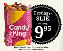 Dagli'Brugsen Fredags-SLIK (Candy King) tilbud