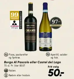 Bilka Borgo Al Pascale eller Castel del Lago tilbud
