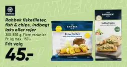Bilka Rahbek fiskefileter / fish & chips tilbud
