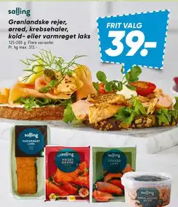 Bilka Grønlandske rejer, ørred, krebsesalater eller kold-/varmrøget laks tilbud
