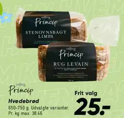 Bilka Princip stenovnsbagt limpa / rug levain tilbud