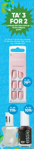 Bilka På Essie eller Kiss make up tilbud