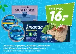 Bilka Amanda konserves (tun / fisk) tilbud