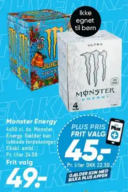 Bilka Monster Energy (pakke) tilbud