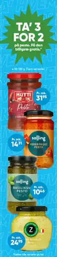 Bilka På pesto tilbud