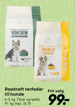 Bilka Raakraft tørfoder til hunde tilbud