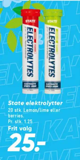 Bilka State elektrolytter tilbud