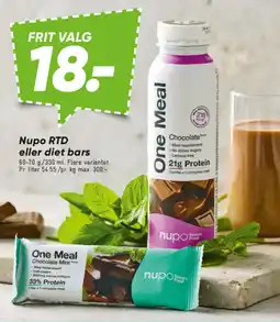 Bilka Nupo RTD eller diet bars tilbud