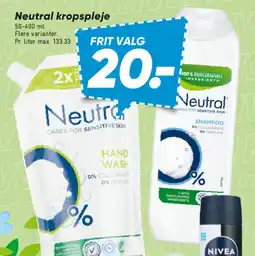 Bilka Neutral kropspleje tilbud
